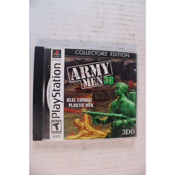Collector's Edition Army Men 3D (Sony PS1 1999) game/manual/case - Picture 1 of 10